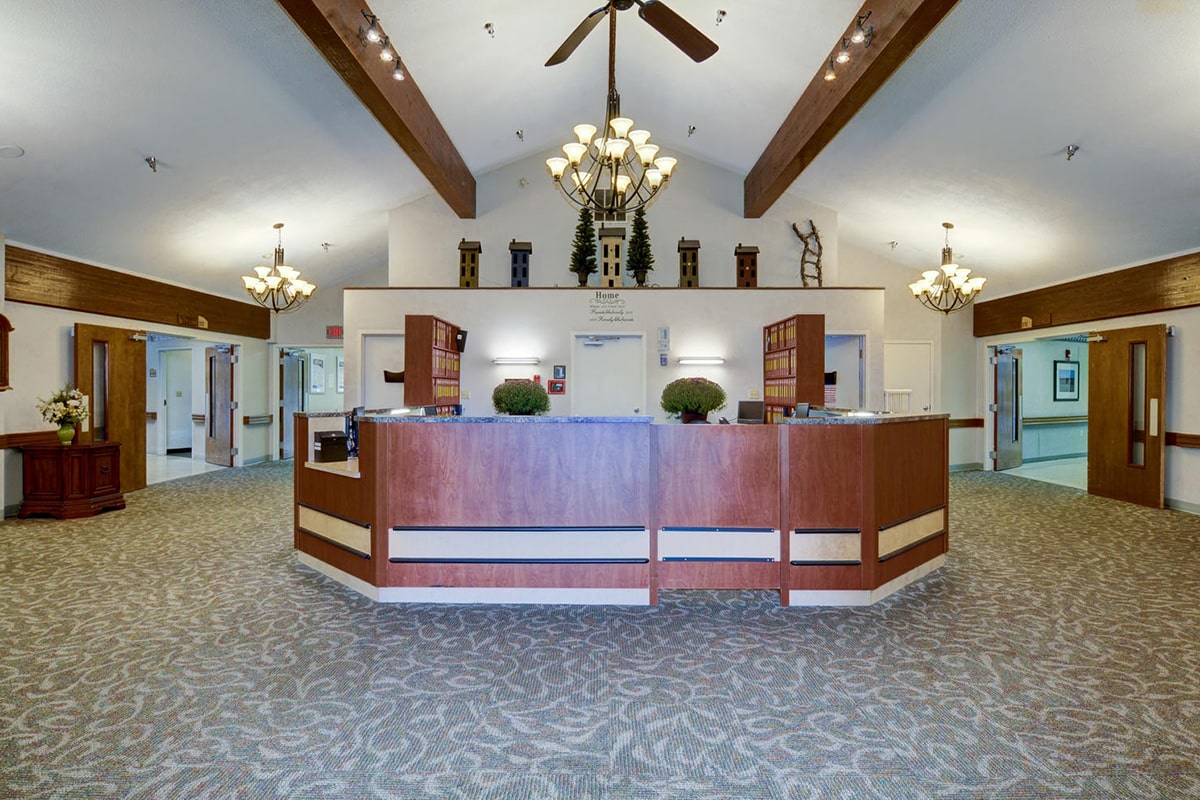 The front desk in Chillicothe